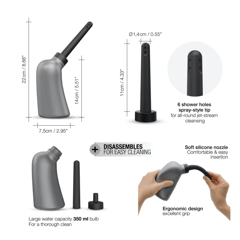 Dorcel Ergonomic 350ml Intimate Cleansing Douche Mate