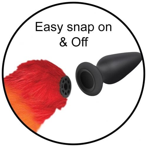Tailz Sexy Interchangeable Rainbow Faux Fur Tail