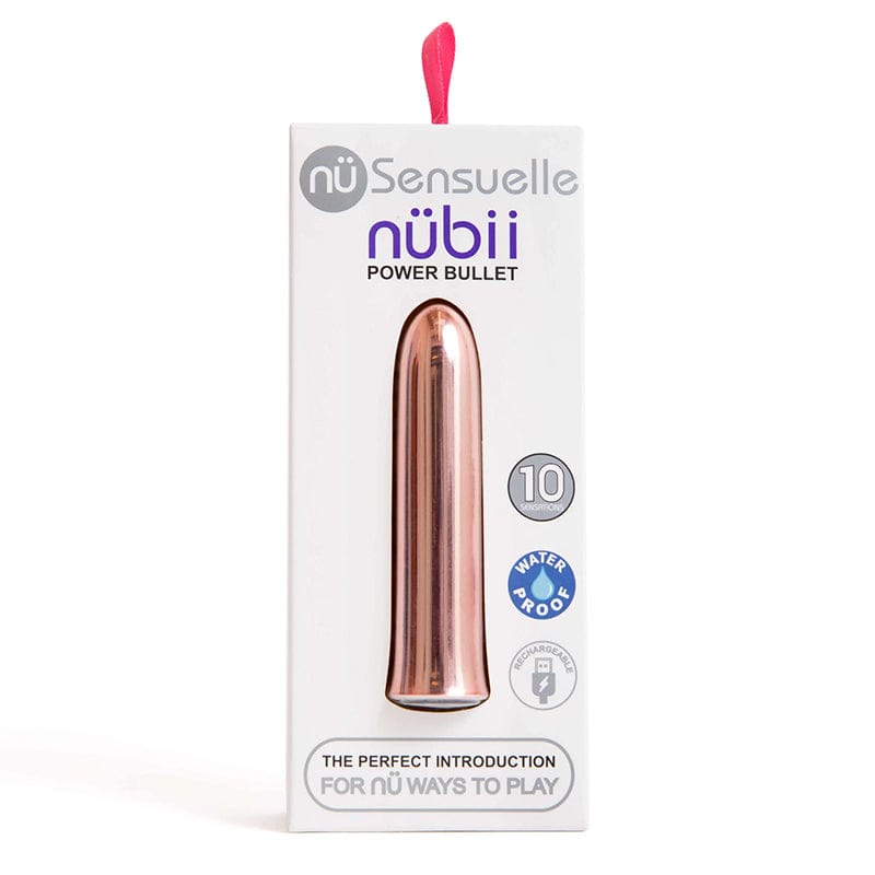 Nu Sensuelle Rose Gold Nubii Bullet - Adult Pleasure Bullet Vibrator