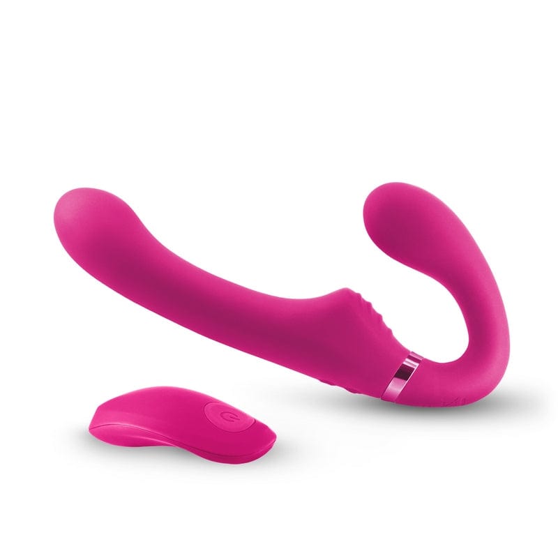 NS Novelties Shi/Shi Midnight Rider Remote-Controlled Strapless Strap-On for Enhanced Bedroom Pleasure