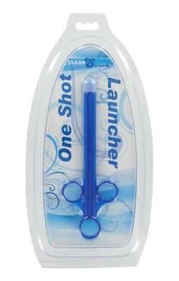Blue Clean Stream XL Anal Lubricant Launcher for One - Handed Use