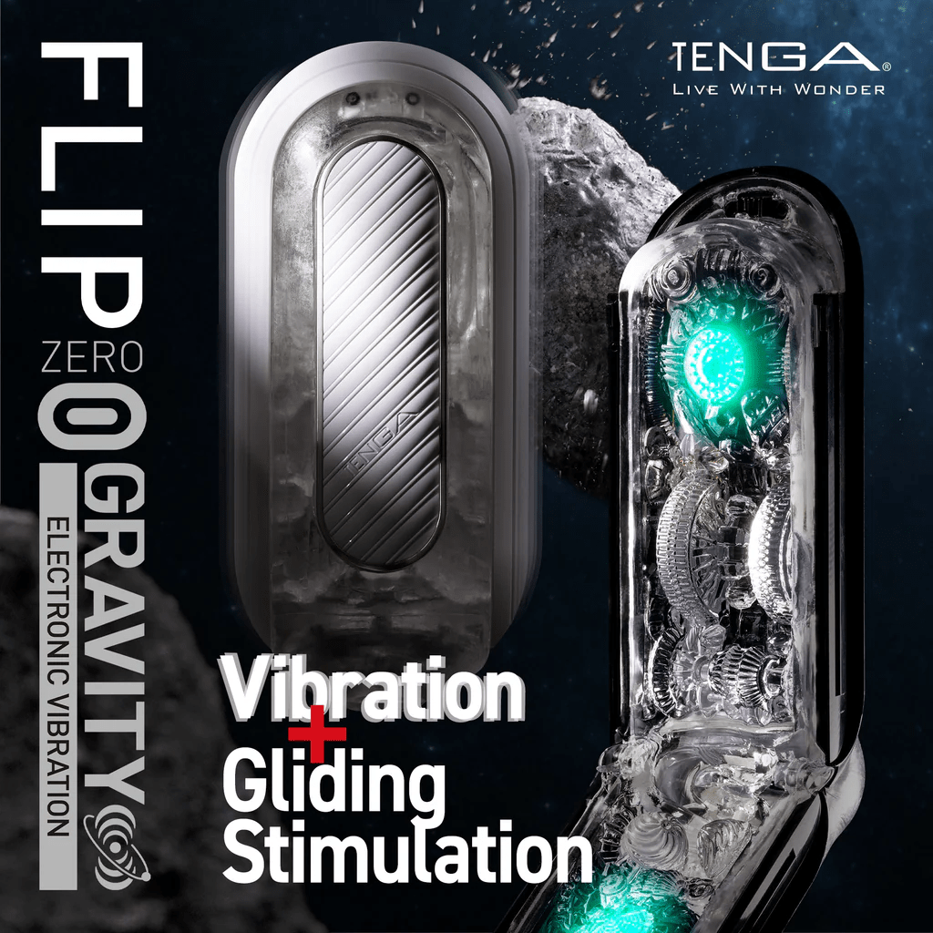 Tenga Flip Zero Gravity Electronic Male Masturbator with Vibrating Function