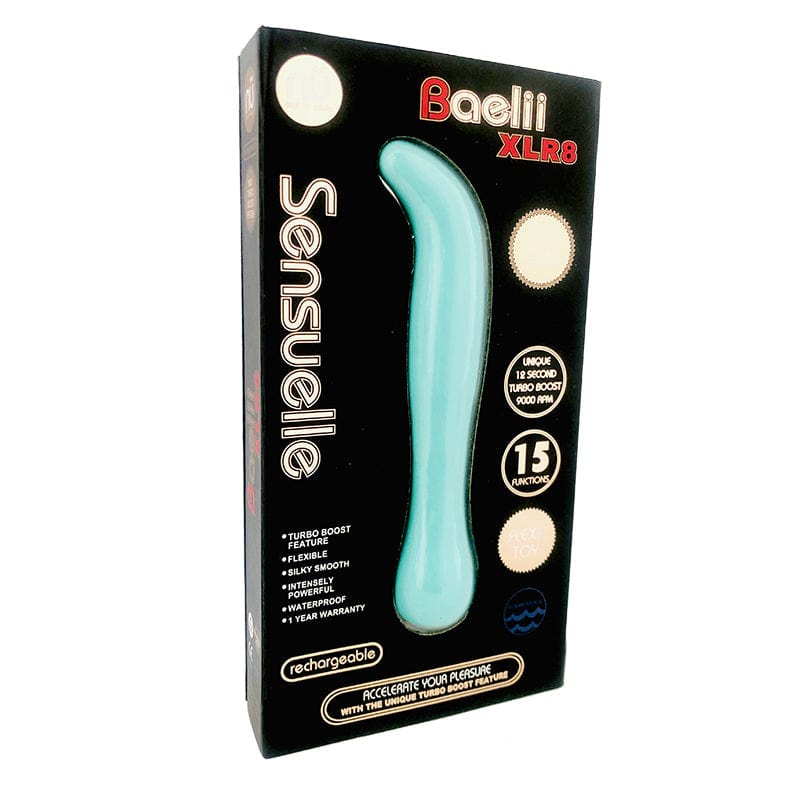 Nu Sensuelle Baelii XLR8 Waterproof Rechargeable Vibrator with Turbo Boost