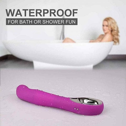 Purple Tracy's Dog Waves Rechargeable G-Spot Vibrator with Premium Design