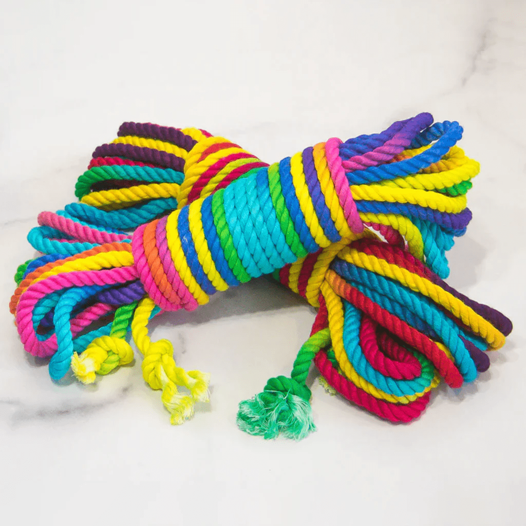 Eco-Friendly Emojibator Unicorn Rainbow 8-Meter Bondage Rope