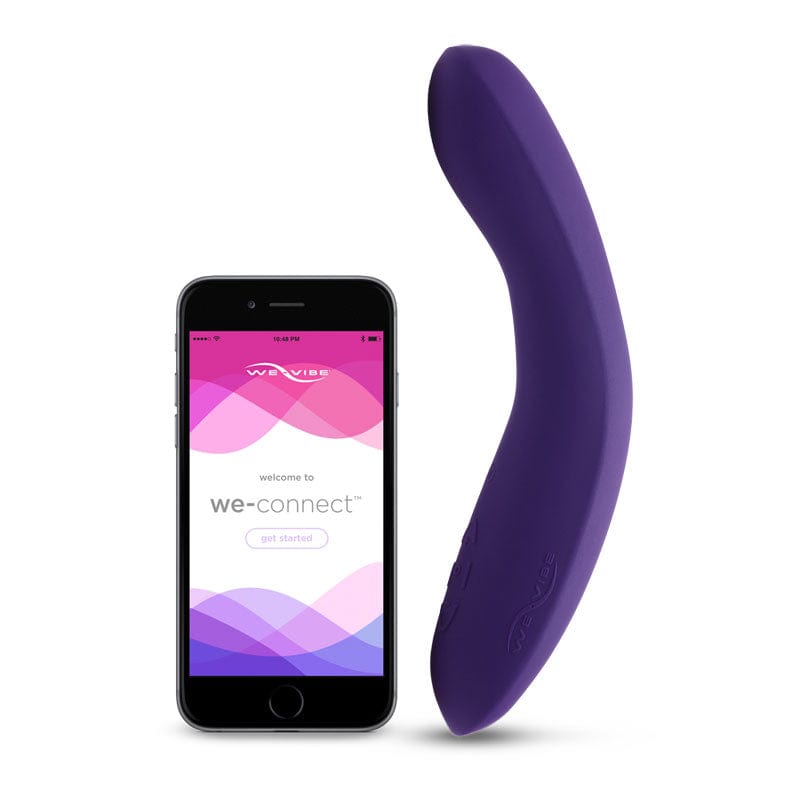 We-Vibe Rave Purple G-Spot Vibrator with 10 Vibration Modes and App Control