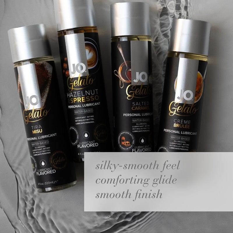 System JO Gelato Lubricant with Delectable Tiramisu Flavor for Enhanced Intimacy