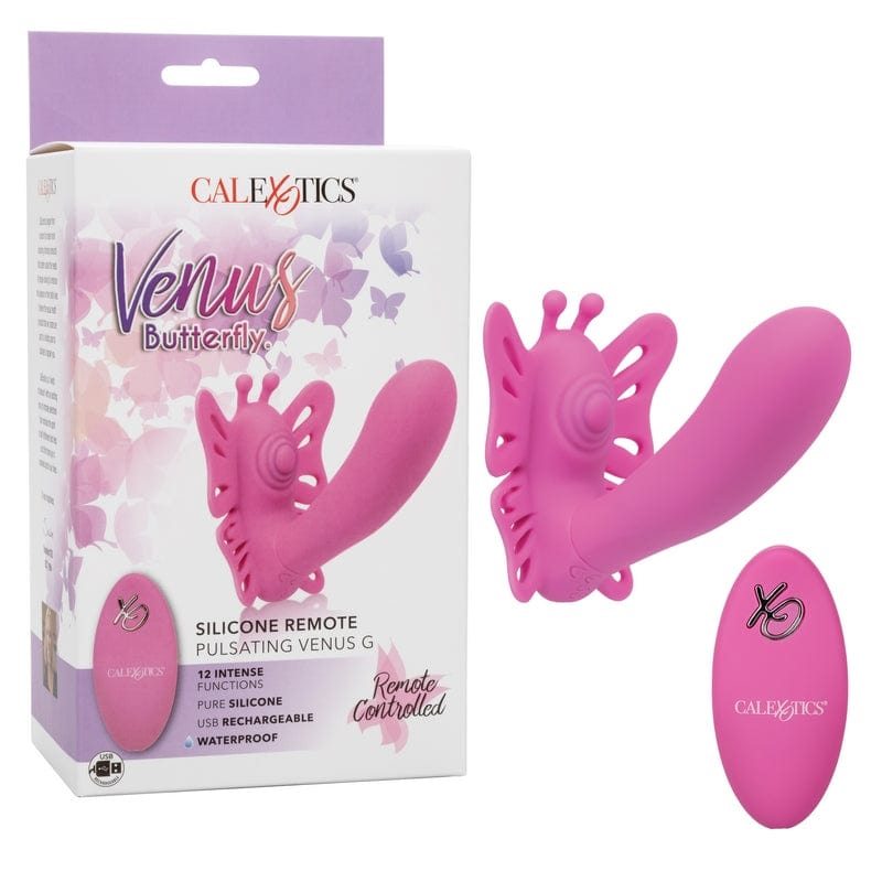 Calexotics World-Famous Venus Butterfly Pulsating G-Spot Vibrator with Remote Control