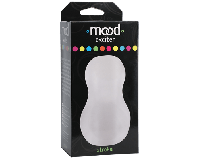 Doc Johnson Ergonomic Ultraskyn Mood Stroker with Dual Entrance Exciter