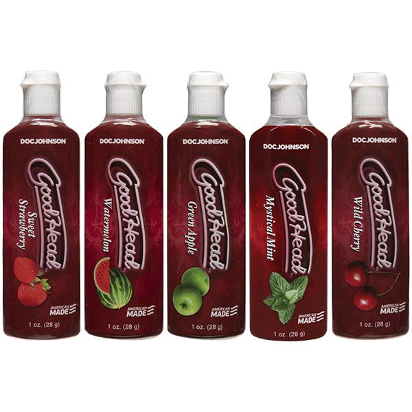 Doc Johnson GoodHead Multi - Pack of Oral Delight Gel for Enhanced Oral Experiences