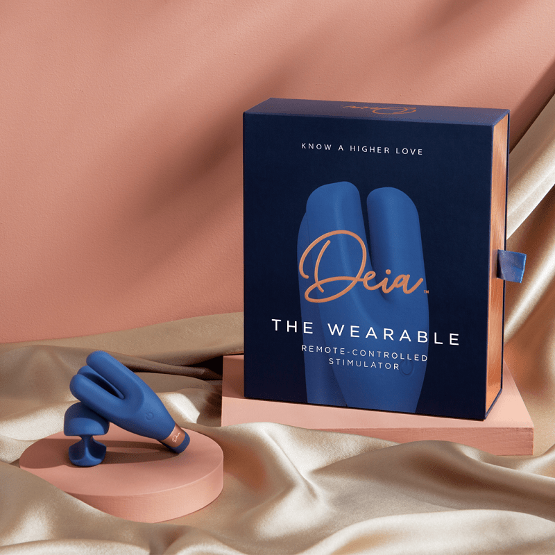 Deia Wearable Remotely Operated Dual-Pleasure Stimulator for Enhanced Intimacy