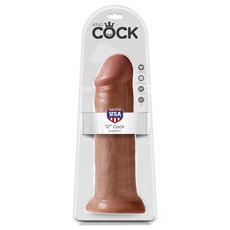 Pipedream Products 12-Inch Tan King Cock with Ultra-Realistic Design