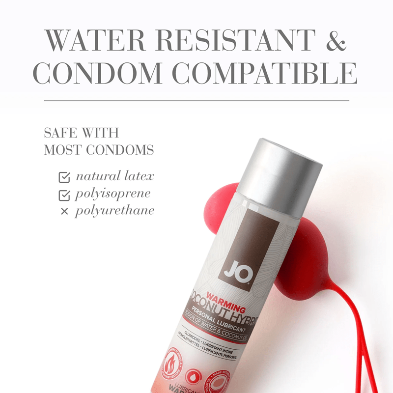 System JO Coconut-Scented Hybrid Warming Intimate Lubricant for Enhanced Pleasure