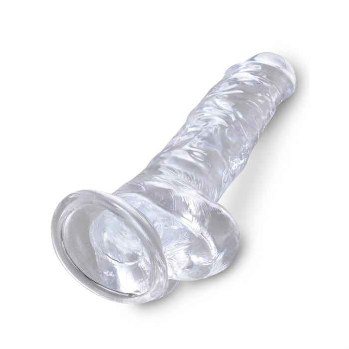 Pipedream King Cock 8-Inch Translucent Cock with Balls for Enhanced Pleasure