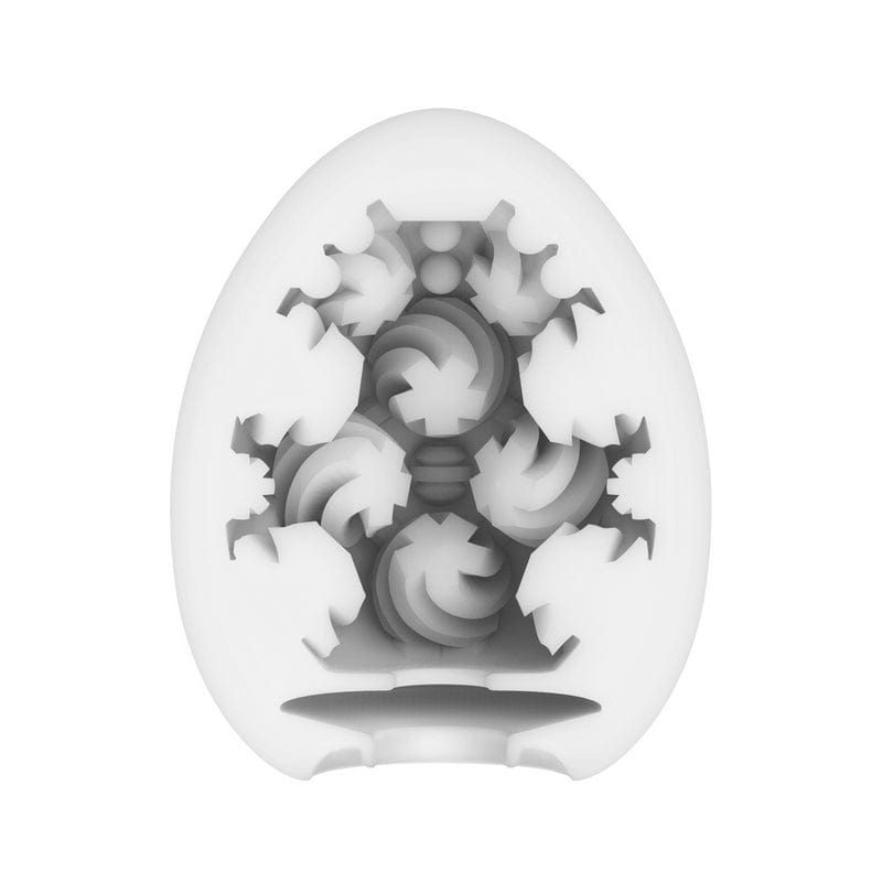 Tenga Egg Wonder Curl: A Curved, Super - Stretch Single - Use Masturbator