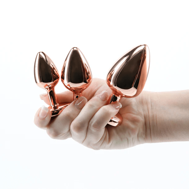 NS Novelties Rose Gold Rear Assets Luxury Anal Training Kit