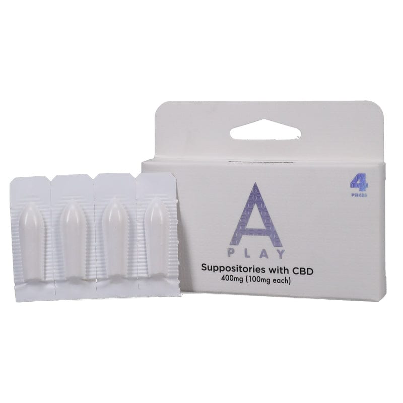 Doc Johnson A-Play Hemp-Derived CBD Suppositories for Enhanced Sexual Relaxation and Pleasure