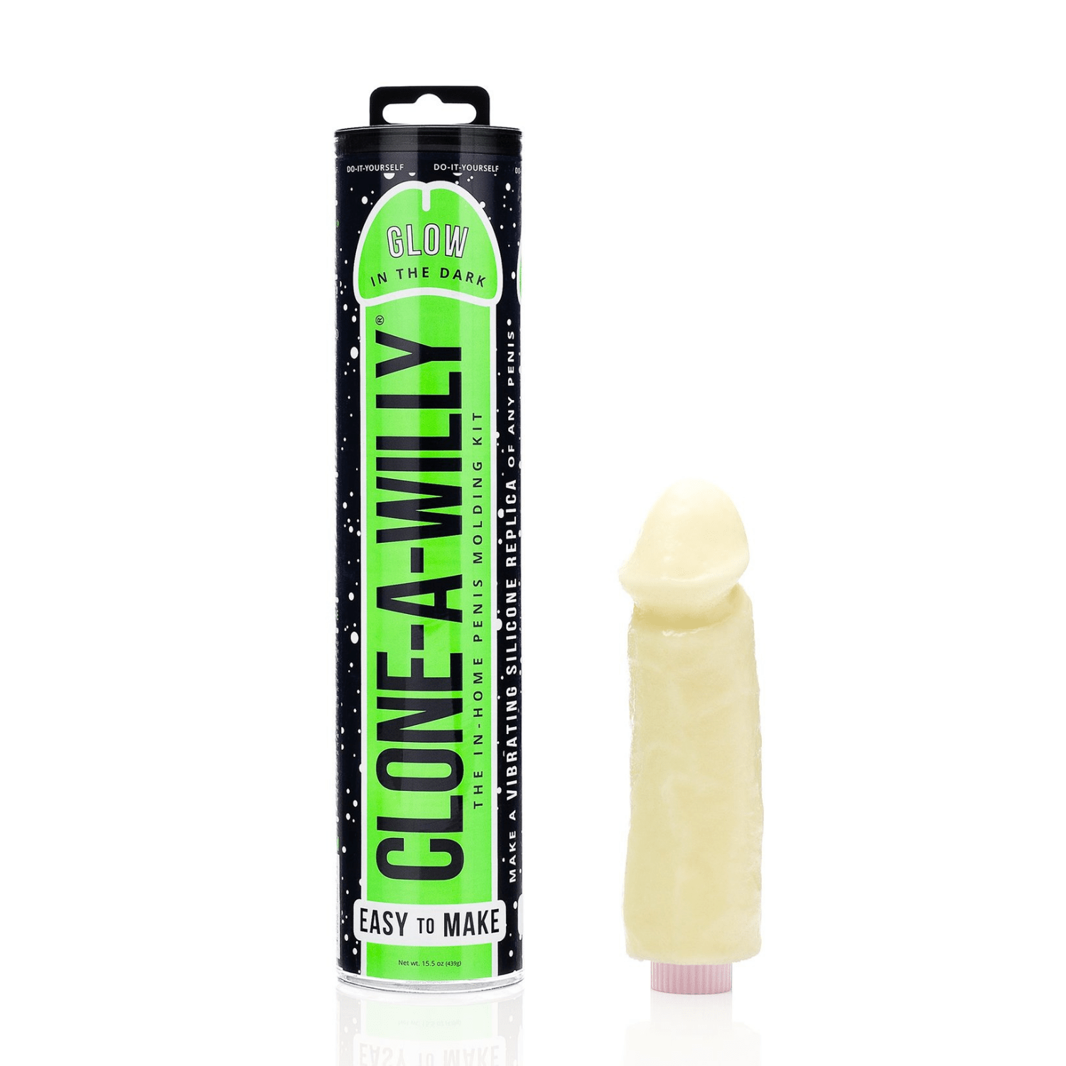 Empire Labs Glow - in - the - Dark Green Vibrating Willy Replica Kit