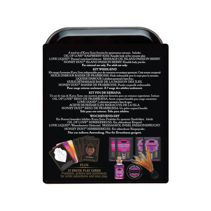 Kama Sutra Raspberry Kiss-themed Romantic Weekender Kit for Couples' Getaways