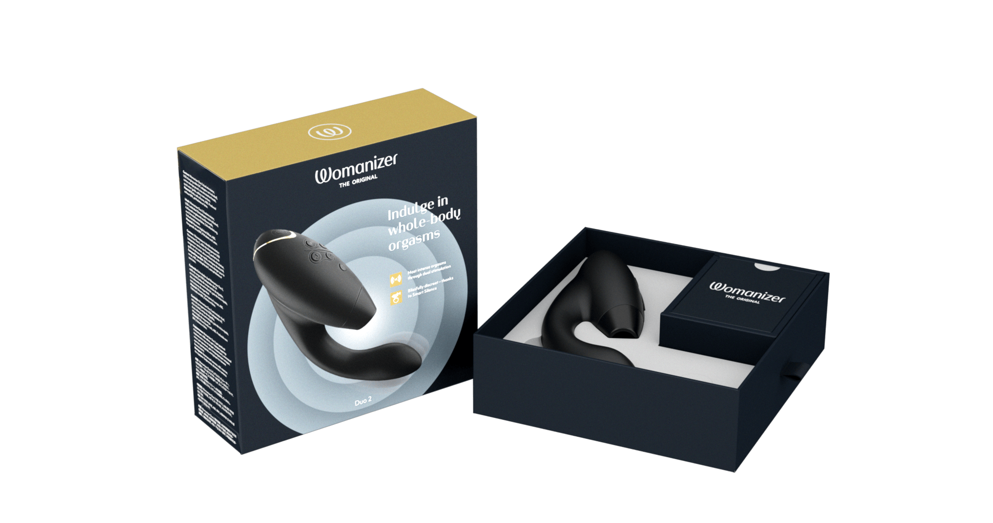 Womanizer Duo 2: High - end Waterproof Clitoral & G - Spot Sex Toy
