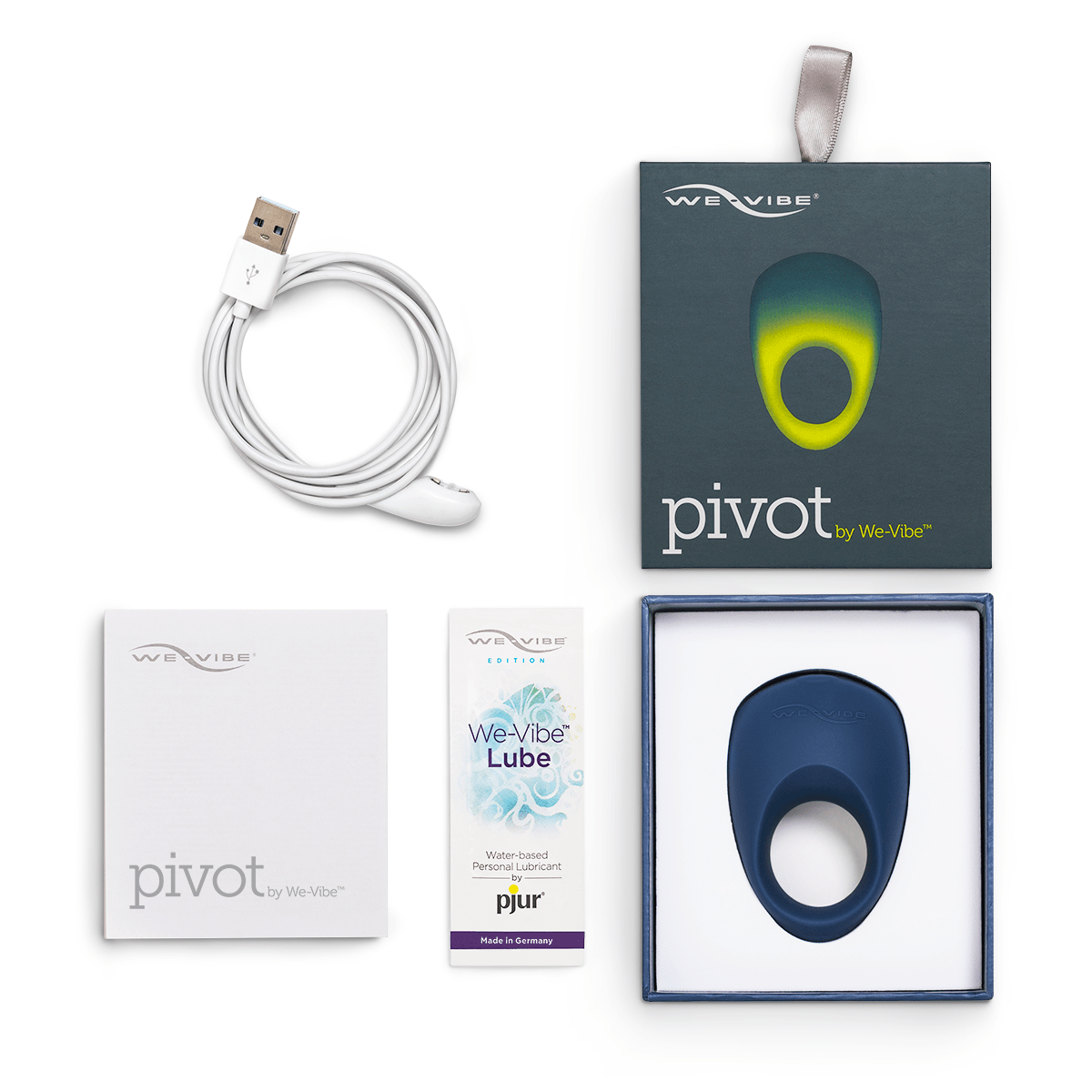 We-Vibe Pivot - Soft Silicone Hands - Free Vibrating Ring with App Control