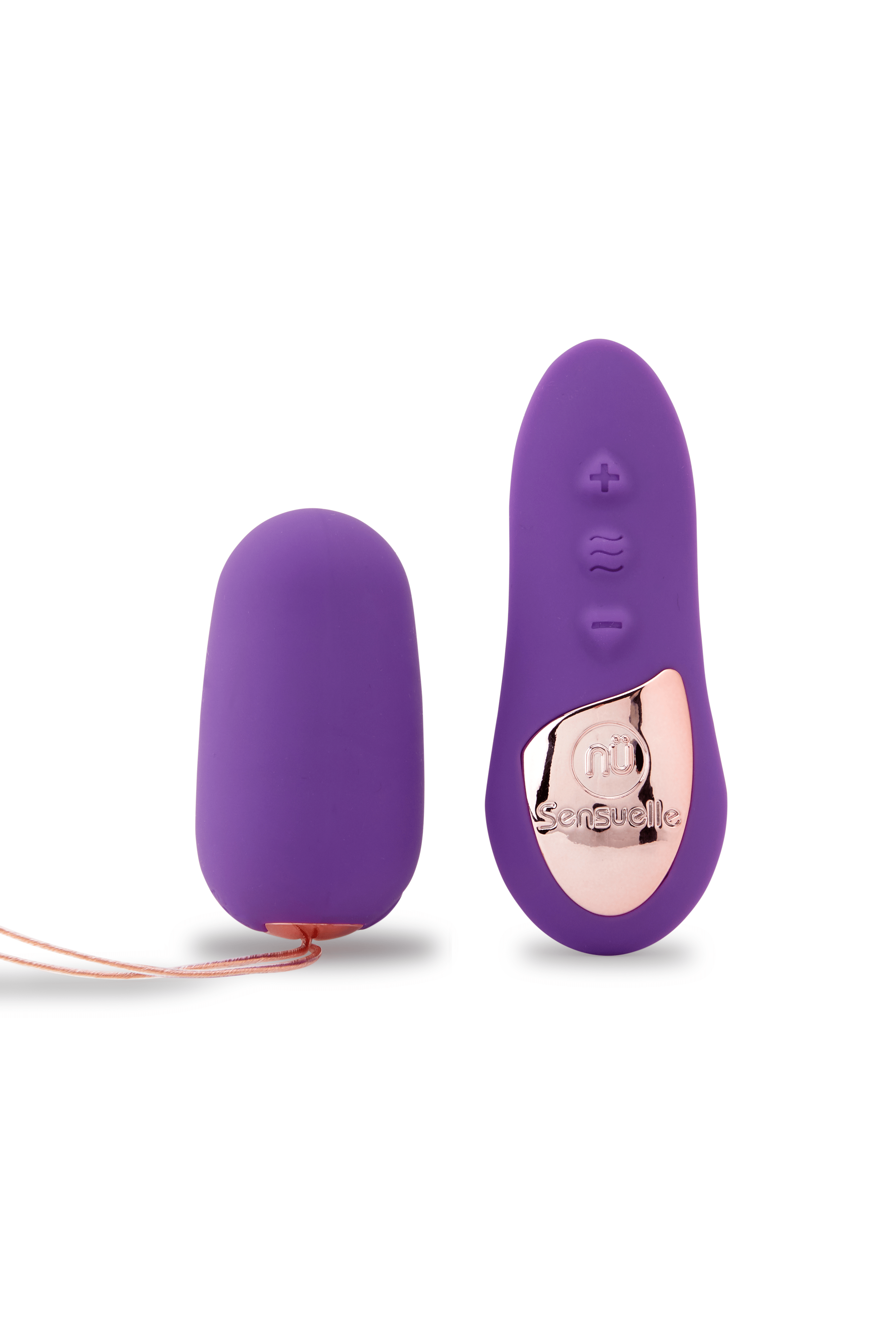 Nu Sensuelle Rechargeable Remote - Controlled Small Egg Vibrator with 15 Functions