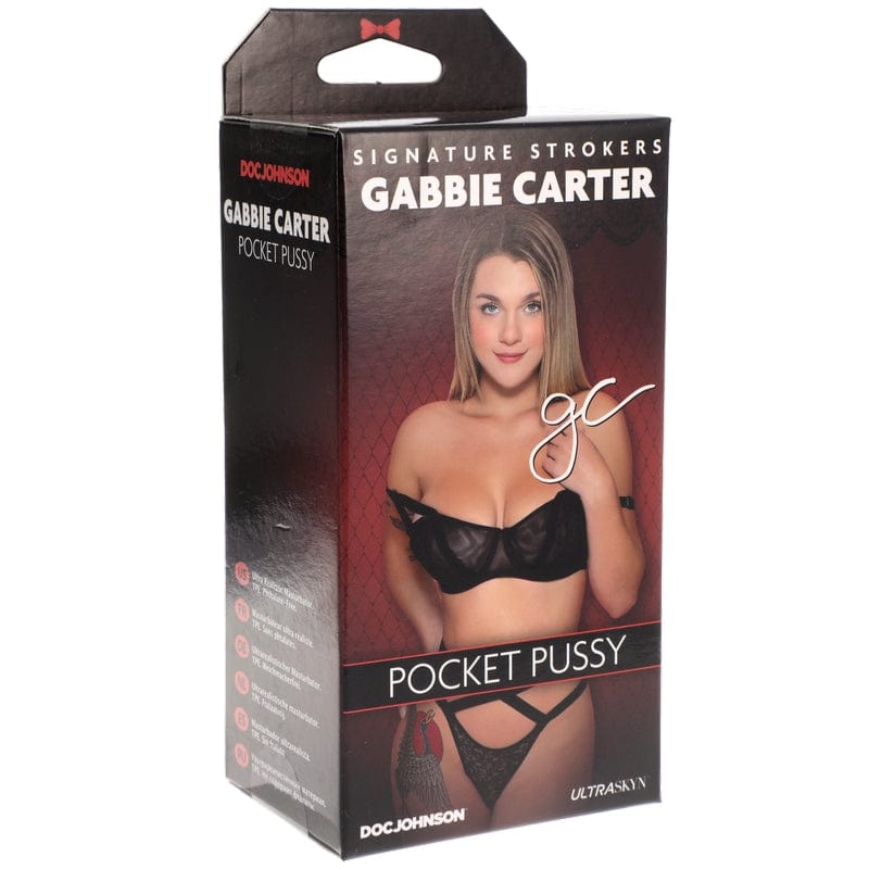 Doc Johnson's Gabbie Carter UltraSkyn Realistic Handheld Pocket Pussy