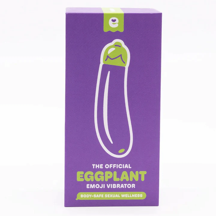 Top-Rated USB Rechargeable Eggplant-Shaped Emoji Vibrator for Ultimate Pleasure