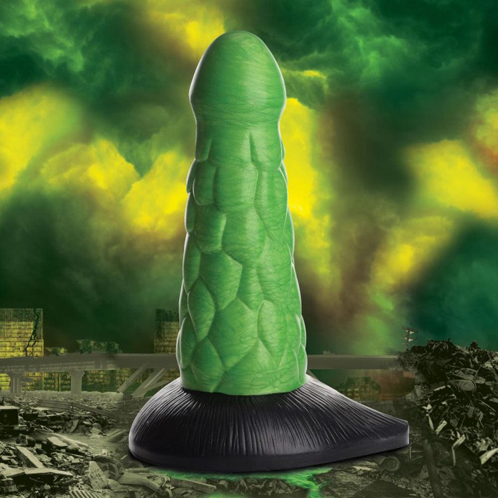 Creature Cocks Radioactive Reptile-themed Thick and Scaled Silicone Adult Pleasure Dildo