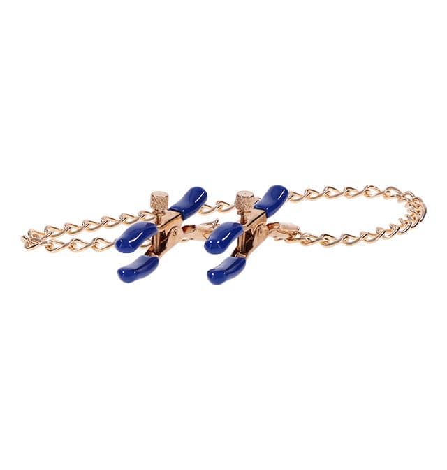 Sportsheets Sexy Cougar Chained Nipple Clamps for BDSM Play