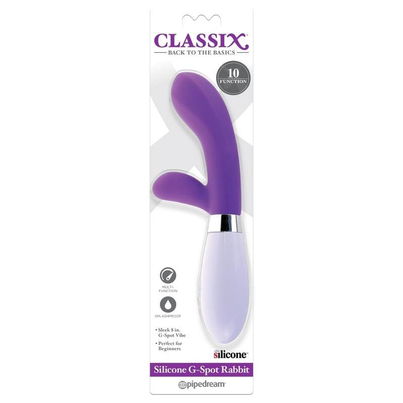 Pipedream Ultra-Smooth Silicone Rabbit Vibrator for G-Spot Pleasure