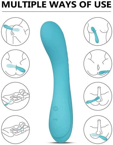 Tracy's Dog Premium Silicone G-Spot Dildo Vibrator with 10 Vibration Patterns
