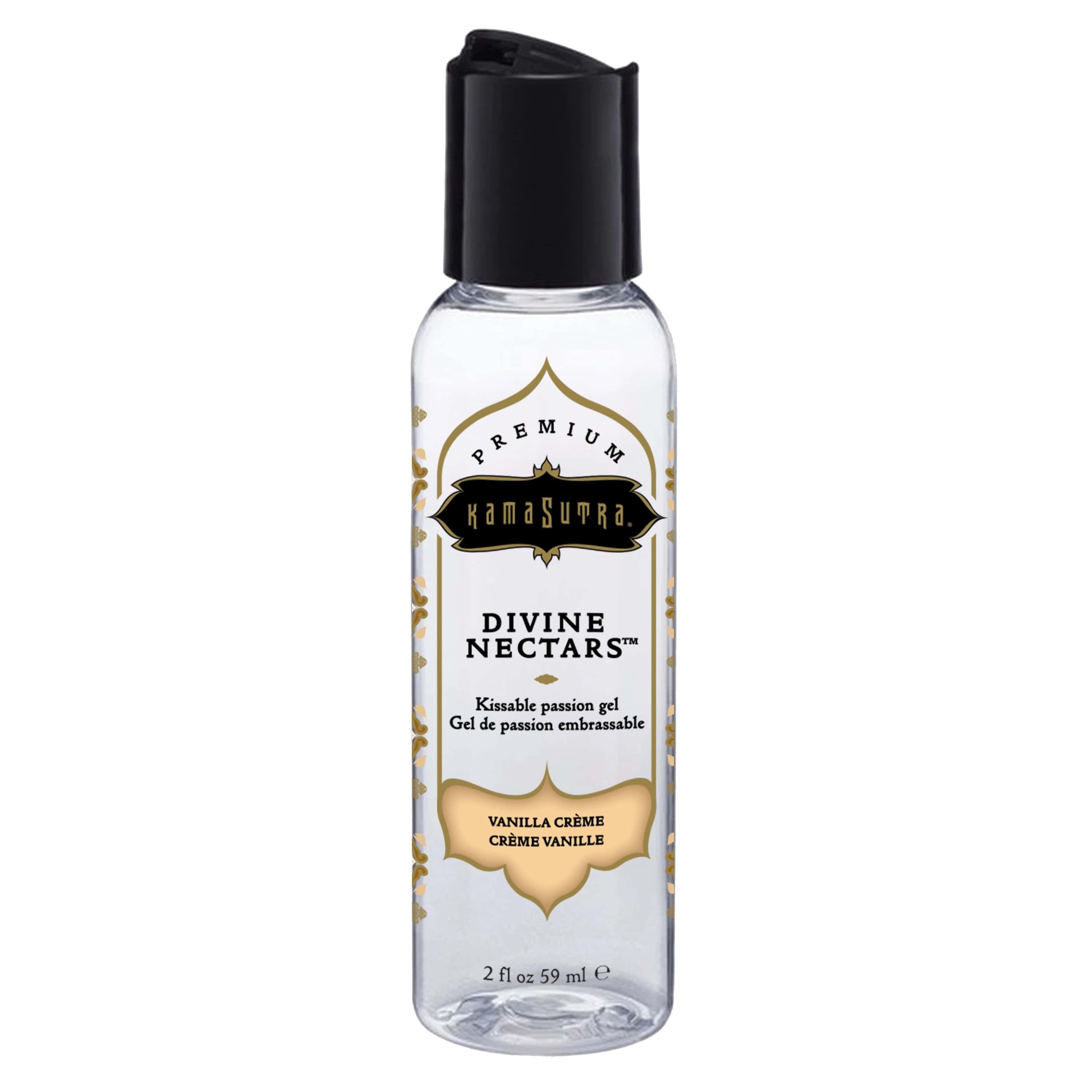 Kama Sutra Divine Nectars Vanilla Creme - A Sensual Water - based Flavored Body Glide