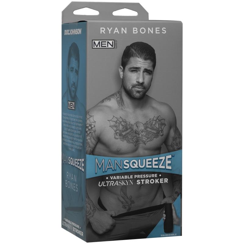 Doc Johnson Man Squeeze: Realistic Ryan Bones Ass Masturbator with Adjustable Features