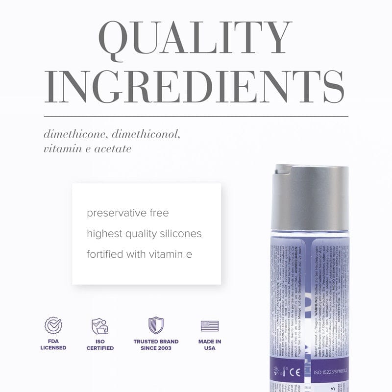 System JO Ultra Silky Vitamin E Enriched Silicone Lubricant for Long - lasting Pleasure