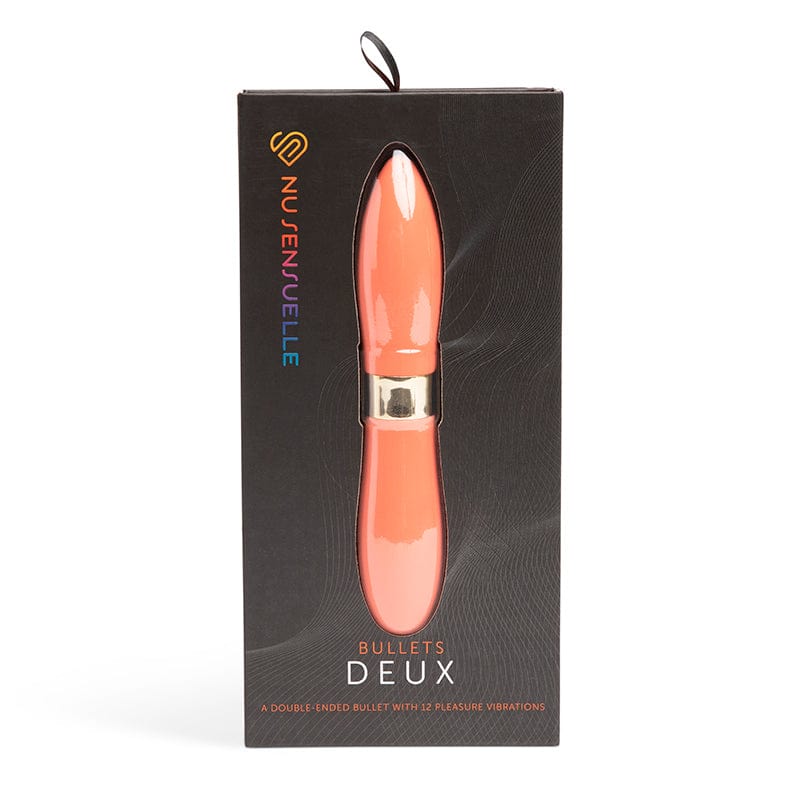 Nu Sensuelle Deux Rechargeable Double-Ended Bullet with 12-Speed Dual Motors