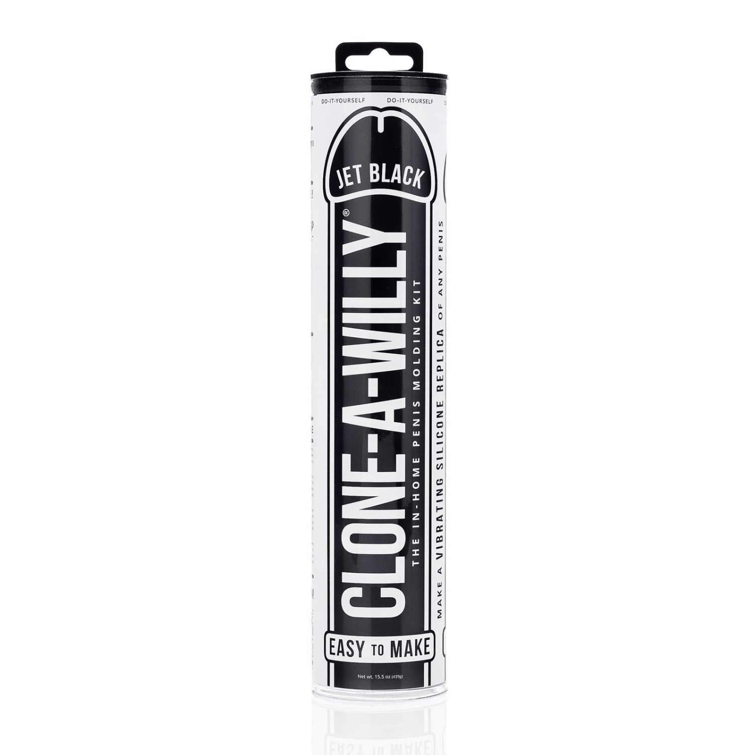 Empire Labs Jet Black Vibrating Clone of a Realistic Willy Penis Casting Kit