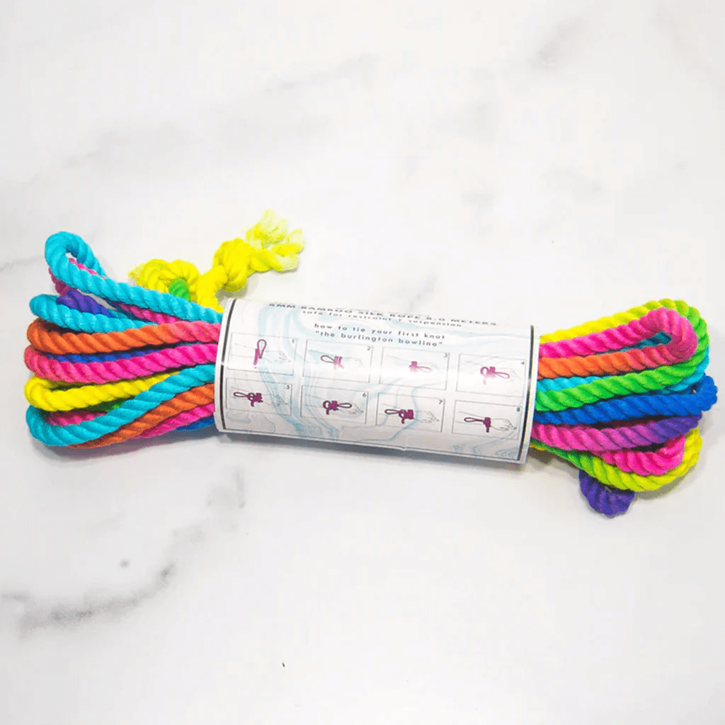 Eco-Friendly Emojibator Unicorn Rainbow 8-Meter Bondage Rope