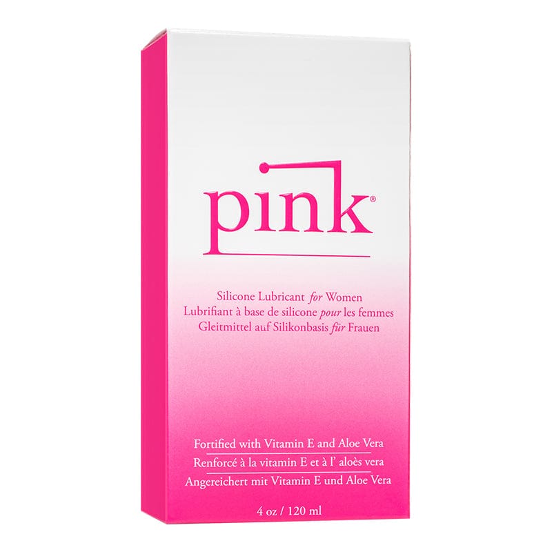 Empowered Pink Silicone Lube in Premium Glass Bottle, Long - lasting Lubrication