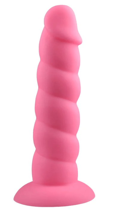 7-Inch Rock Candy Silicone Dildo - Suga - Daddy for Ultimate Carnal Satisfaction
