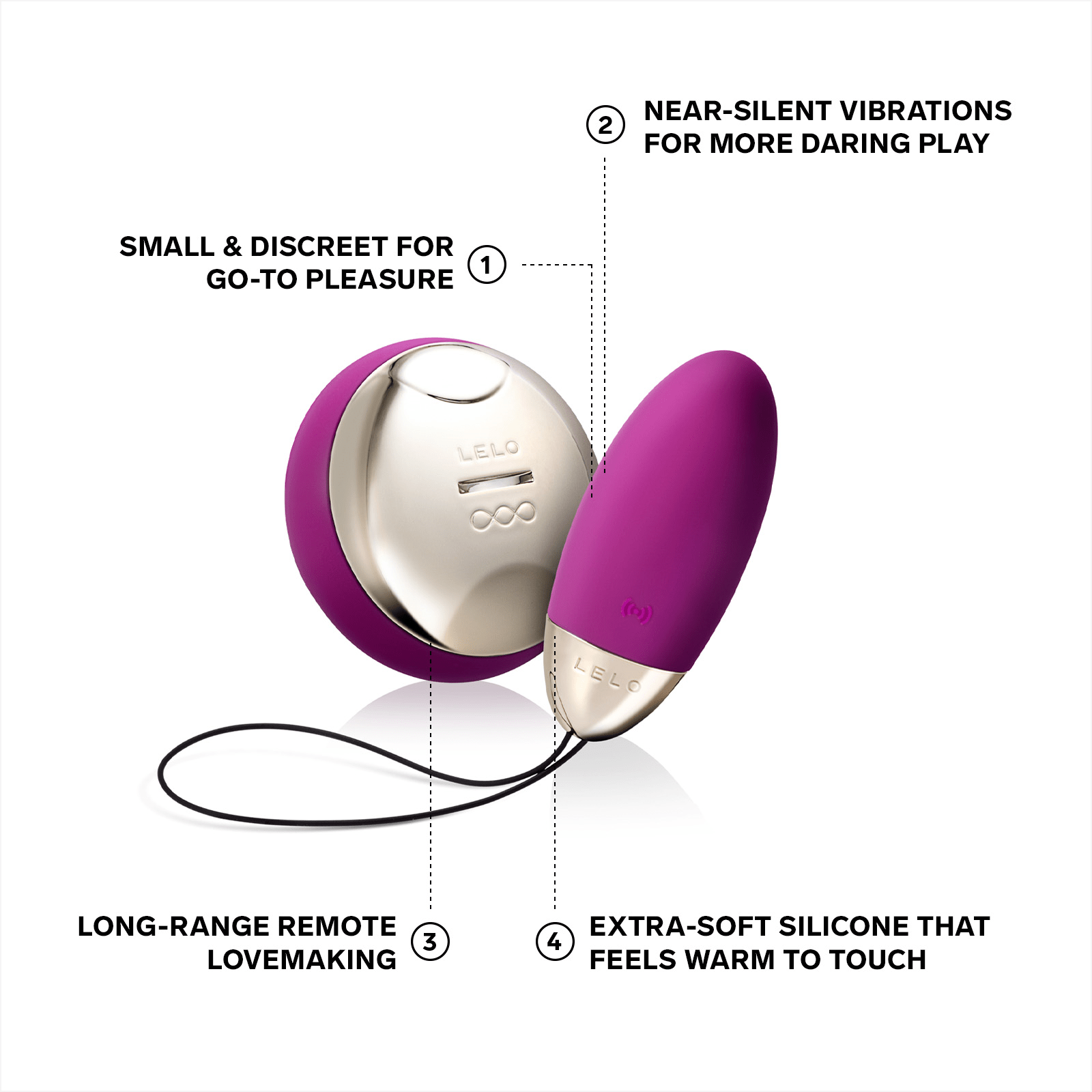 Lelo Lyla 2 Upgraded Bullet Vibrator with Enhanced SenseMotion