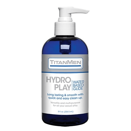 Doc Johnson TitanMen Hydro Play High - Quality Water - Based Lubricant for Sexual Pleasure