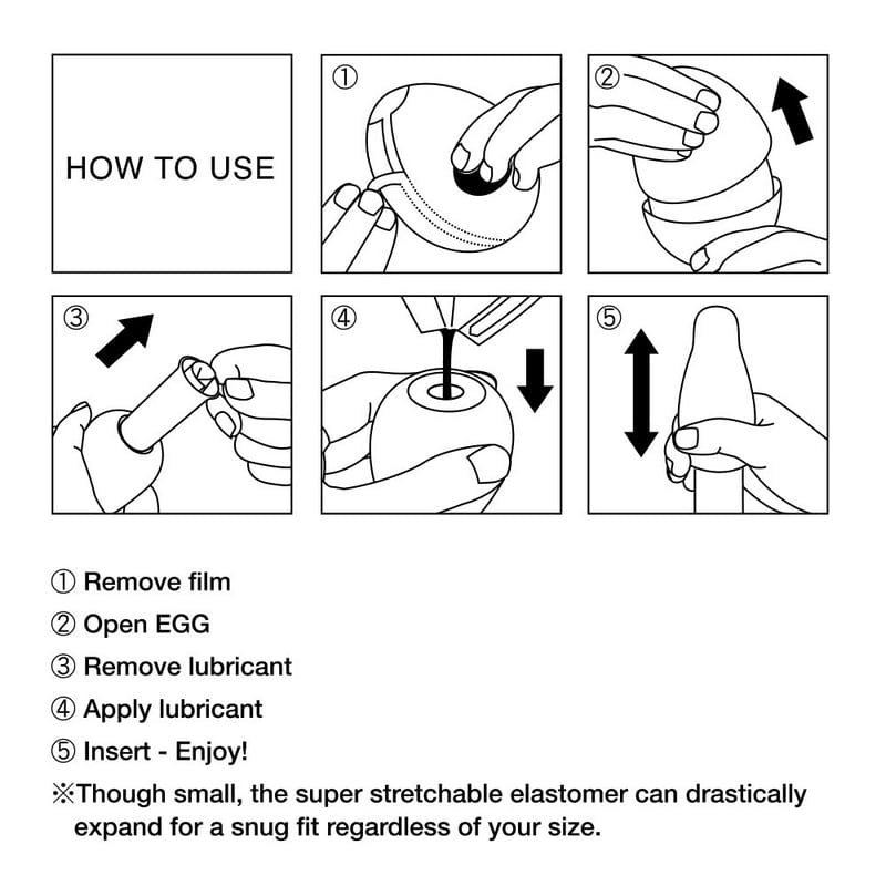 Portable Disposable Tenga Egg Misty for Intense Male Pleasure