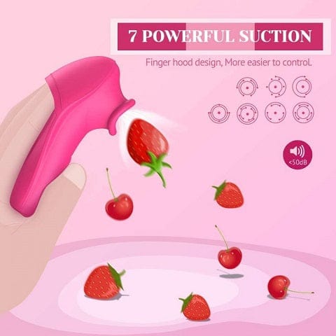 Tracy's Dog Finger Sleeve Style G-Spot Clitoral Sucking Vibrator Sex Toy