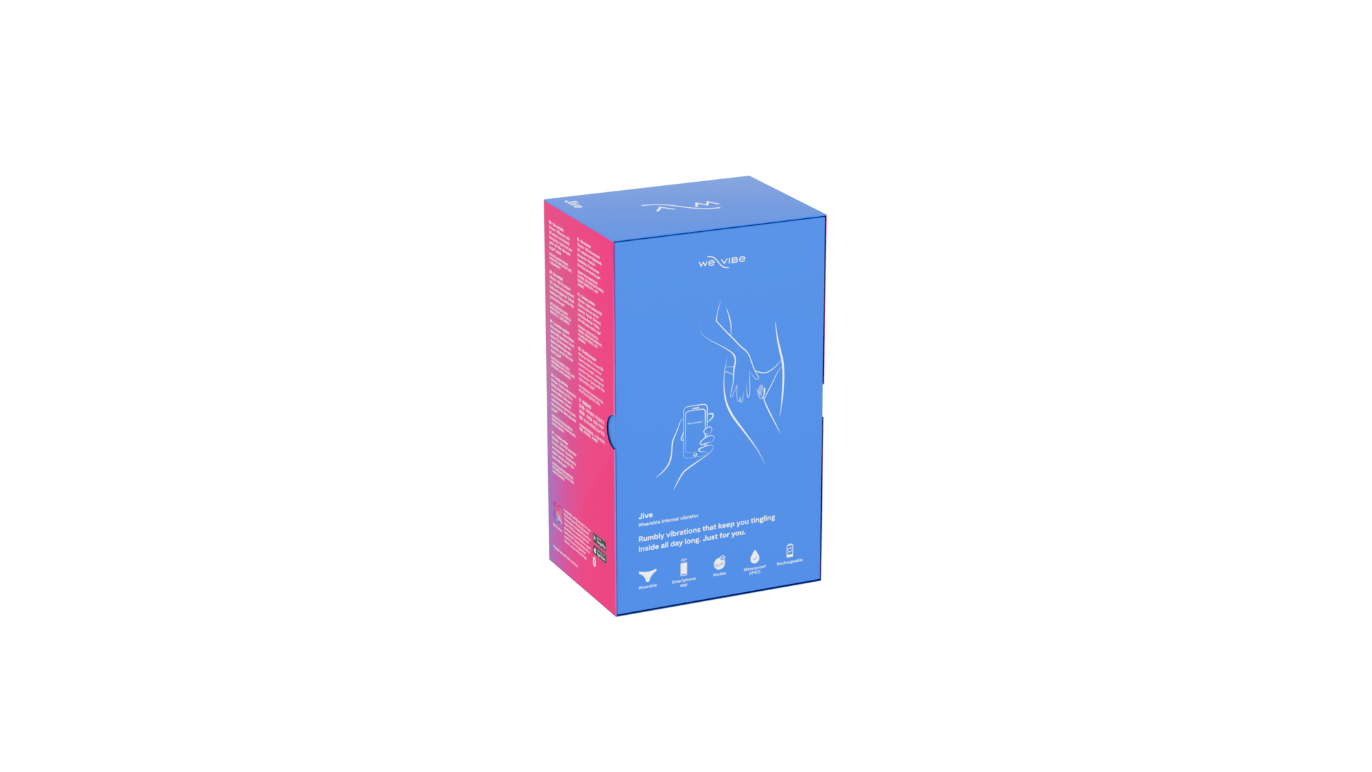 We-Vibe Jive: Discreet, Bluetooth-Controlled Wearable Vibrator with 10 Modes
