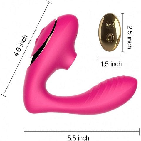 Tracy's Dog Original Pro 2 Clitoral and Dual Stimulation Vibrator with Remote Control