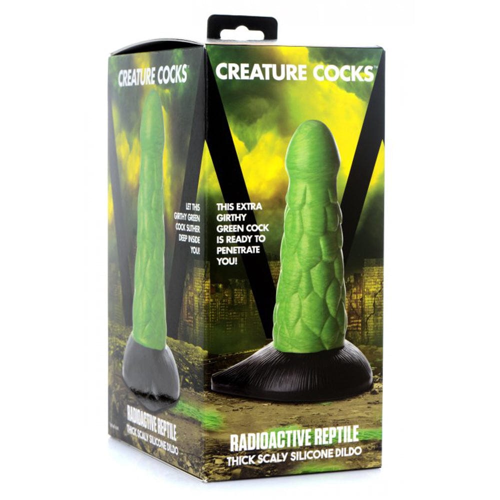 Creature Cocks Radioactive Reptile-themed Thick and Scaled Silicone Adult Pleasure Dildo