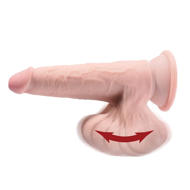 Pipedream Products King Cock Plus 9 Inches Triple Density Artificial Penis with Realistic Swinging Balls Adult Toy