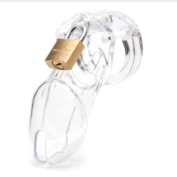 Clear CB-X CB-6000 Premium Cock Cage Kit for Ultimate Restraint