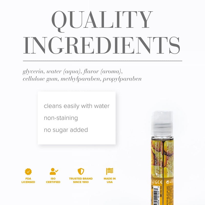 System JO H2O Water - Based Intimate Lubricant with a Delicious Juicy Pineapple Flavor